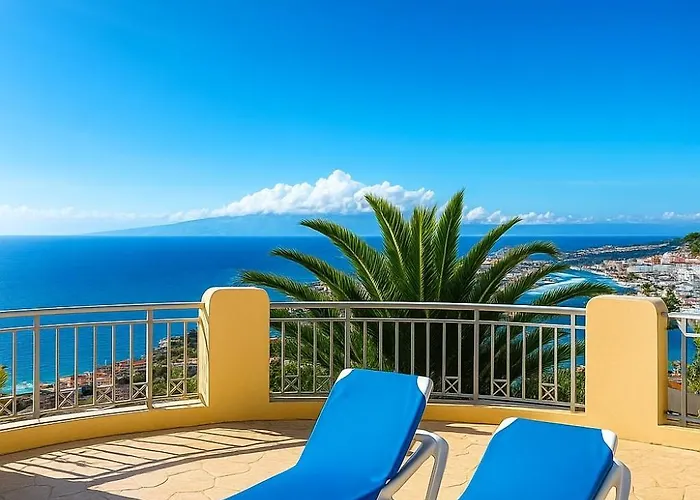 Morden House With Ocean View Pool, Air Con Dom wakacyjny Costa Adeje (Tenerife)