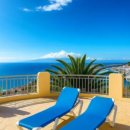 Morden House With Ocean View Pool, Air Con Nyaraló Costa Adeje (Tenerife)